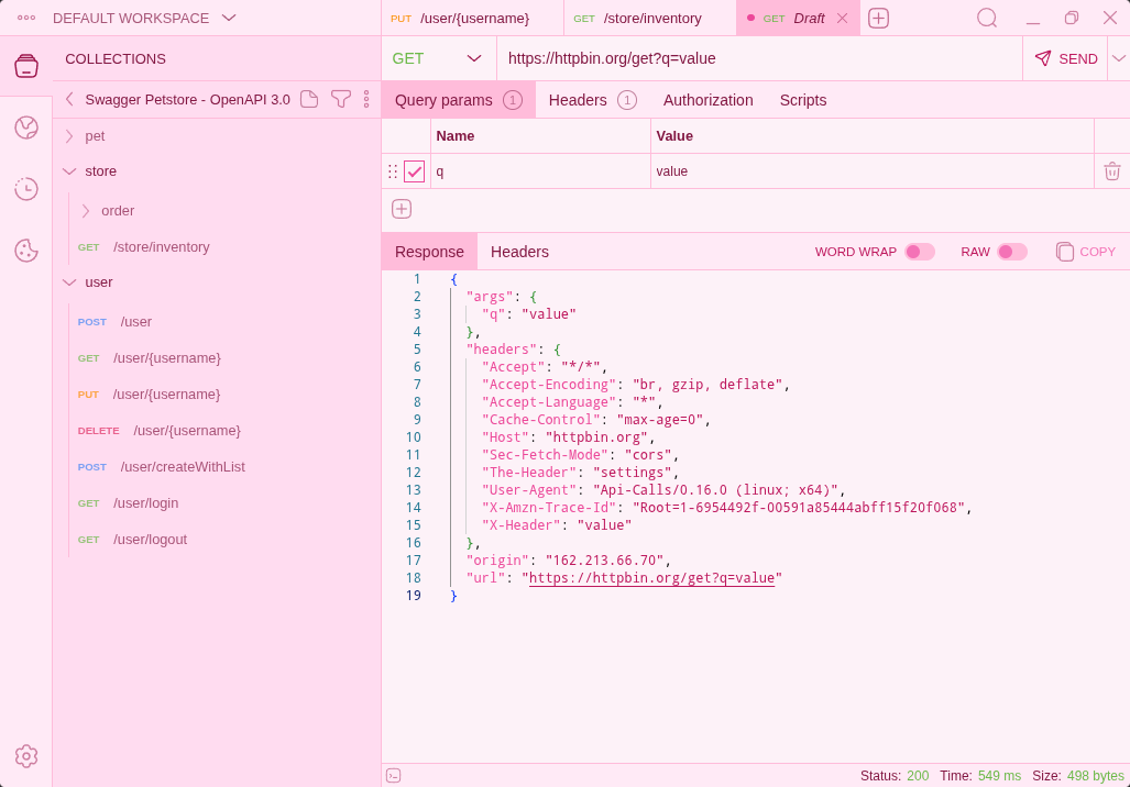 Api Calls Pink Light